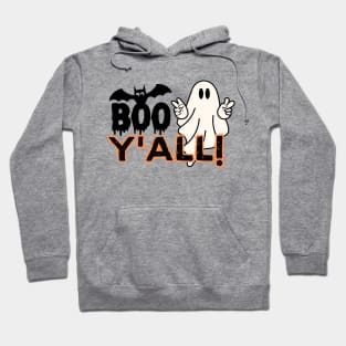 Funny Halloween Celebratory Saying Gift - Boo Y'all! Hoodie